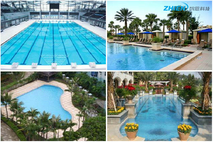 空氣能泳池熱泵:15HP頂出風-空氣能熱泵廠家